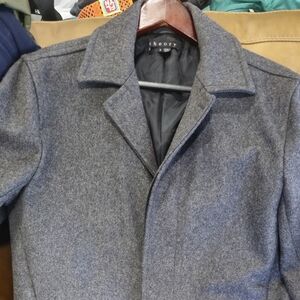 Men's Theory Brookfield/NB Hughes Wool Peacoat